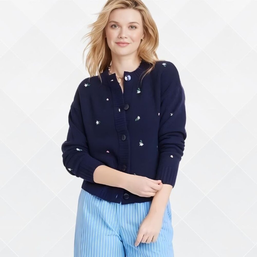 Universal Thread Embroidered Button-Front Cardiga… - image 1